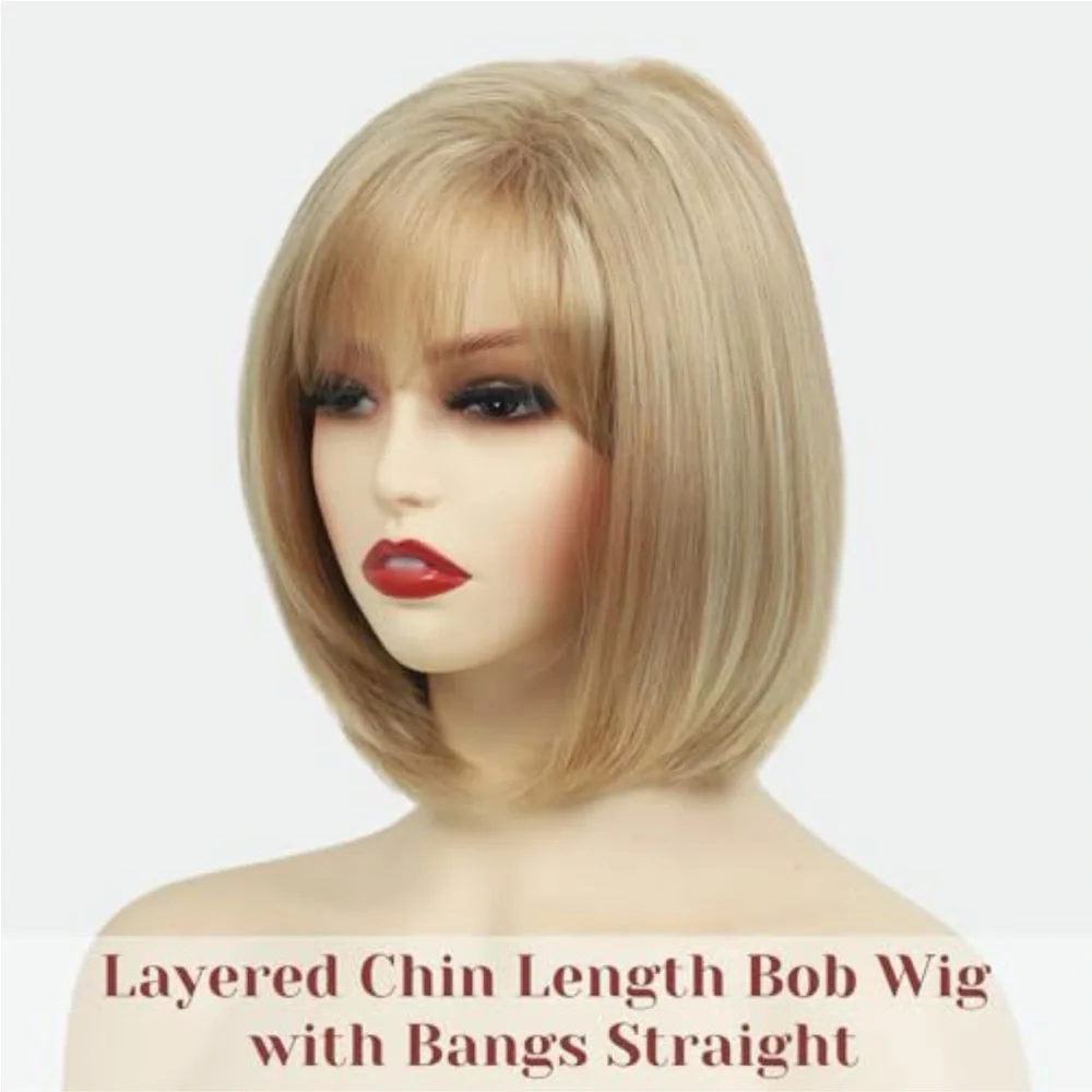 Stylish Blonde Bob Wig